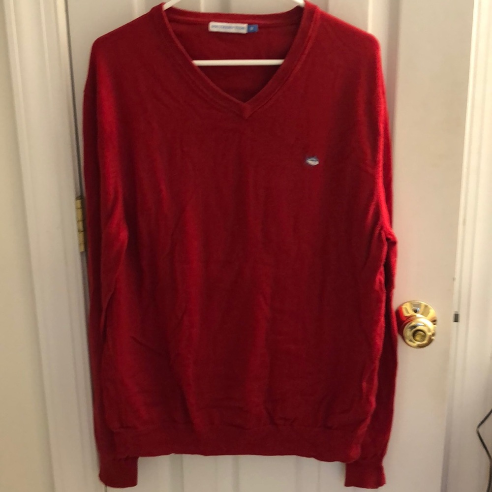 Southern Tide V-Neck Sweater.